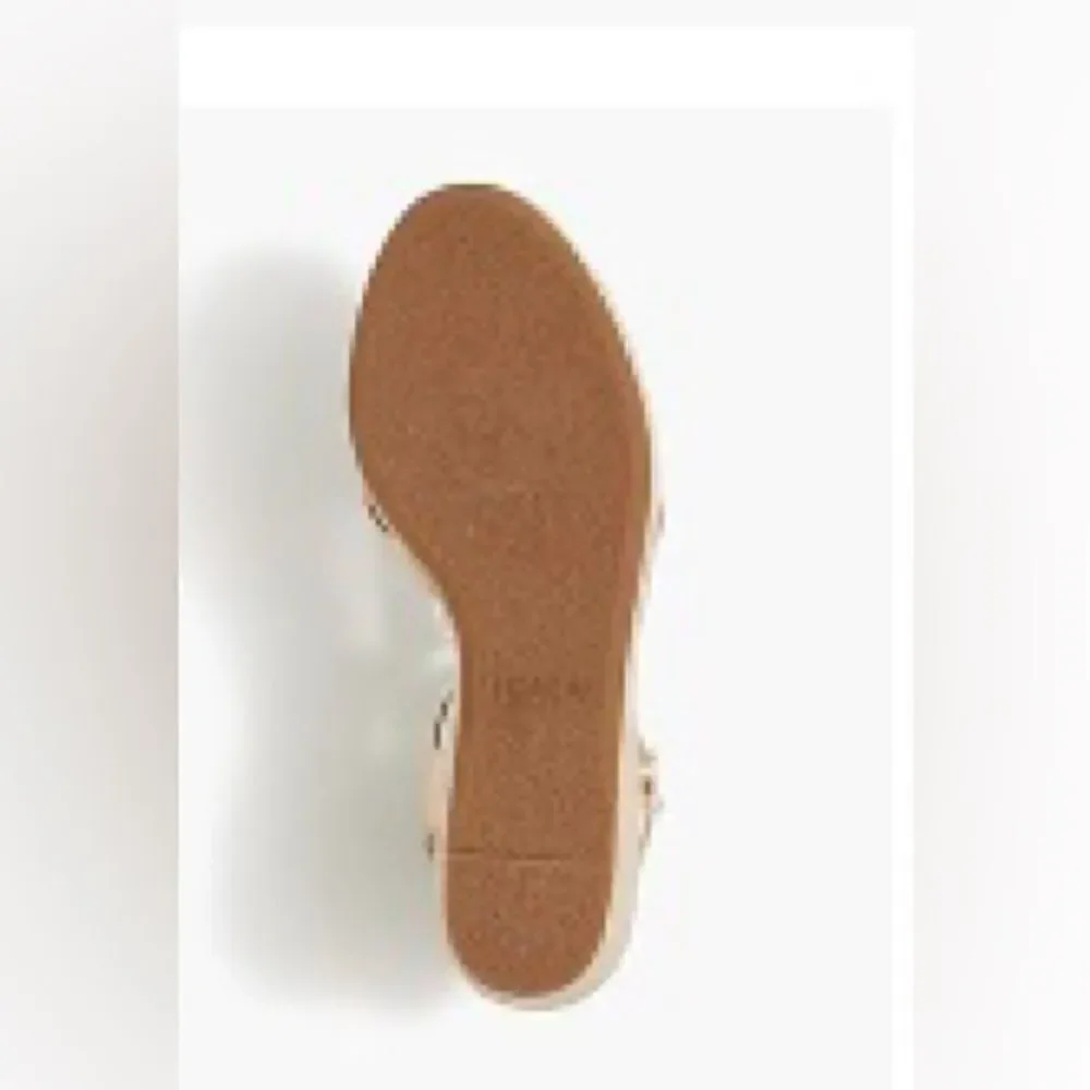 🛍️Nature Breeze Espadrilles Wedge Summer Fashion Sandals Gold Size:8 💥